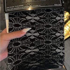 Chrome Hearts Black and White Lace Accessory